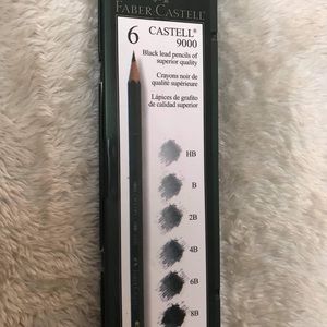Faber Castell 9000 black lead pencils
